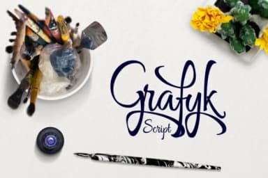 Grafyk Font by Digital Typeface Studio — Script Handwritten Font — thumbnail 1