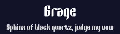 Grage by Emanes Dsign — Sans Serif Font — thumbnail 2