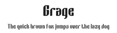 Grage by Emanes Dsign — Sans Serif Font — thumbnail 1
