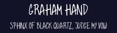 Graham Hand by Tom Chalky — Script Handwritten Font — thumbnail 2