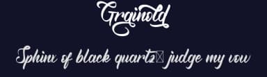 Grainold by Noah Type — Script Handwritten Font — thumbnail 2