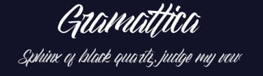 Gramattica by Bayu Pamungkas — Script Handwritten Font — thumbnail 2