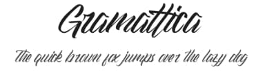 Gramattica by Bayu Pamungkas — Script Handwritten Font — thumbnail 1