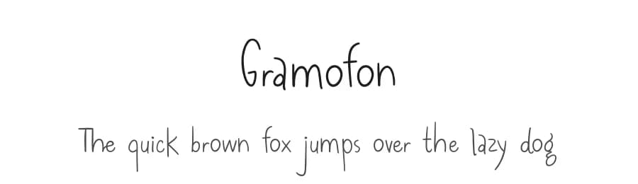 Gramofon by Tungus studio — Script Handwritten Font