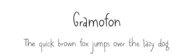 Gramofon by Tungus studio — Script Handwritten Font — thumbnail 1