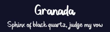 Granada by peterdraw — Script Handwritten Font — thumbnail 2