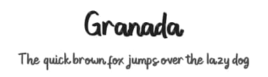 Granada by peterdraw — Script Handwritten Font — thumbnail 1