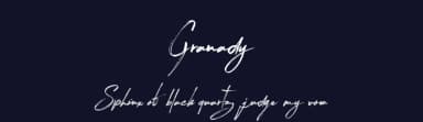 Granady by liart type — Script Handwritten Font — thumbnail 2