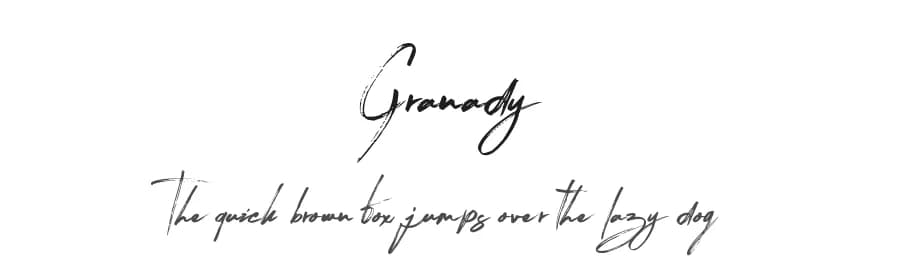 Granady by liart type — Script Handwritten Font