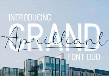 Grand Aprilliant Duo Font by Sibelumpagi Studio — Script Handwritten Font — thumbnail 1