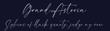Grand Astoria by Pen Culture — Script Handwritten Font — thumbnail 2