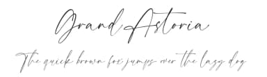 Grand Astoria by Pen Culture — Script Handwritten Font — thumbnail 1