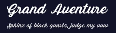 Grand Aventure by StereoType — Script Handwritten Font — thumbnail 2