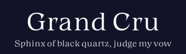 Grand Cru by Fenotype — Serif Font — thumbnail 2