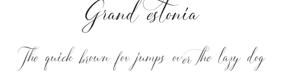 Grand Estonia by Edric Studio — Script Handwritten Font