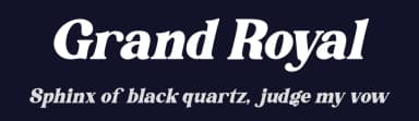 Grand Royal by Letterena Studios — Serif Font — thumbnail 2