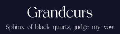 Grandeurs by UI Creative — Serif Font — thumbnail 2