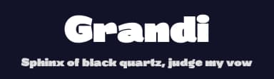Grandi by Måns Grebäck — Sans Serif Font — thumbnail 2