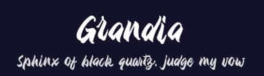 Grandia by Alpaprana Studio — Script Handwritten Font — thumbnail 2