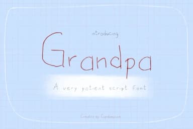 Grandpa Font by Inkclouddesign by Inkclouddesign — Script Handwritten Font — thumbnail 1