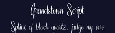 Grandstown Script by Kurnia Setyadi — Script Handwritten Font — thumbnail 2