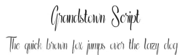 Grandstown Script by Kurnia Setyadi — Script Handwritten Font — thumbnail 1