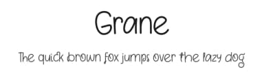 Grane by Typefactoryco — Script Handwritten Font — thumbnail 1