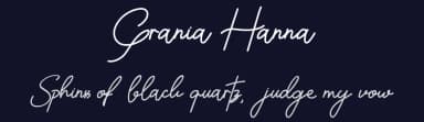 Grania Hanna by Typegoals Labs — Script Handwritten Font — thumbnail 2