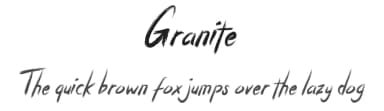 Granite by Creatype Studio — Script Handwritten Font — thumbnail 1