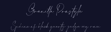 Granitta Prostyle by Halymunt Studio — Script Handwritten Font — thumbnail 2