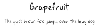 Grapefruit by Eugene — Script Handwritten Font — thumbnail 1