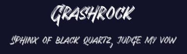 Grashrock by Arterfak Project — Script Handwritten Font — thumbnail 2