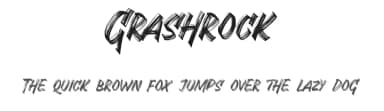 Grashrock by Arterfak Project — Script Handwritten Font — thumbnail 1
