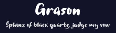Grason by Type on Studio — Script Handwritten Font — thumbnail 2