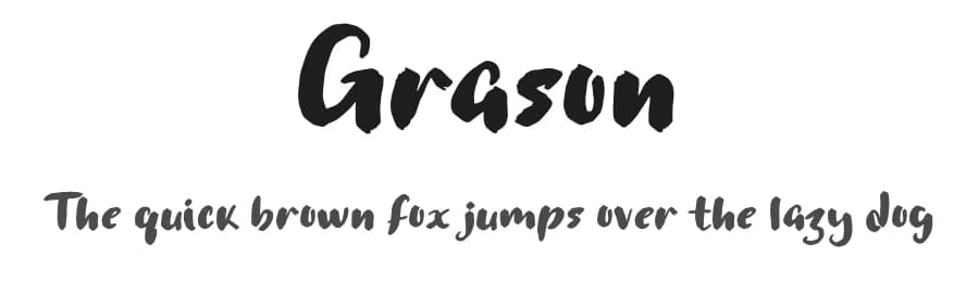 Grason by Type on Studio — Script Handwritten Font — preview 1