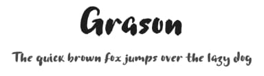 Grason by Type on Studio — Script Handwritten Font — thumbnail 1