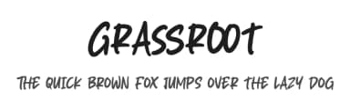 Grassroot by Creatype Studio — Script Handwritten Font — thumbnail 1