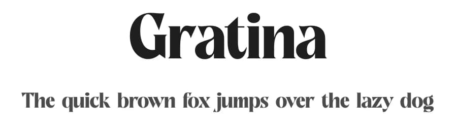 Gratina by Storytype Studio — Serif Font