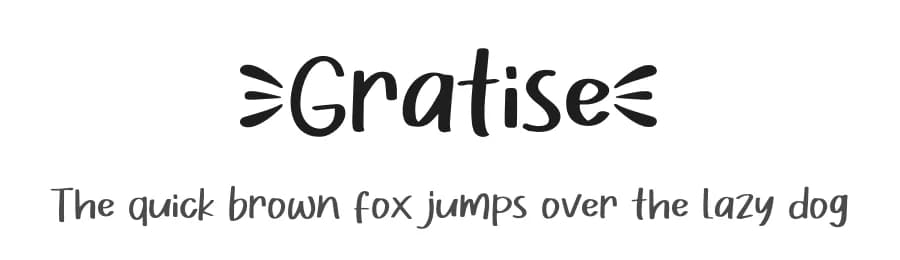 Gratise by Khurasan — Script Handwritten Font