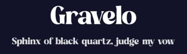 Gravelo by Letterena Studios — Serif Font — thumbnail 2