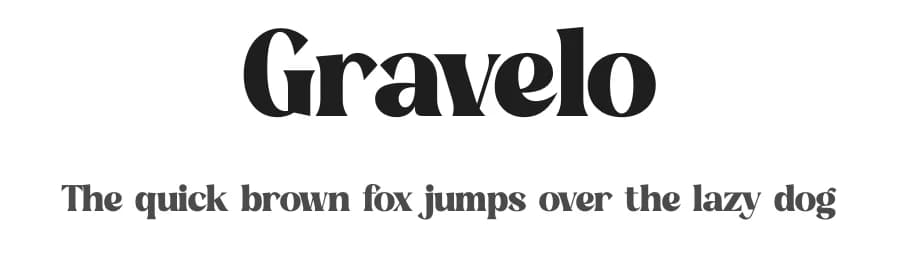 Gravelo by Letterena Studios — Serif Font