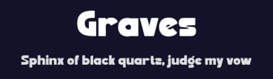 Graves by madeDeduk — Sans Serif Font — thumbnail 2