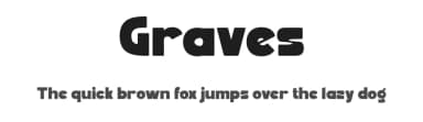 Graves by madeDeduk — Sans Serif Font — thumbnail 1