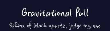 Gravitational Pull by Hanoded — Script Handwritten Font — thumbnail 2