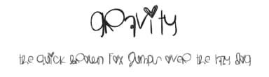 Gravity by Des Gomez — Script Handwritten Font — thumbnail 1