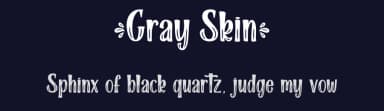 Gray Skin by Typhoon Type - Suthi Srisopha — Script Handwritten Font — thumbnail 2