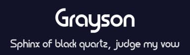 Grayson by Faldy Kudo — Sans Serif Font — thumbnail 2