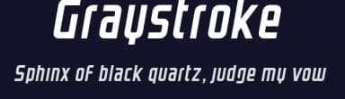 Graystroke by Néstor Delgado — Sans Serif Font — thumbnail 2