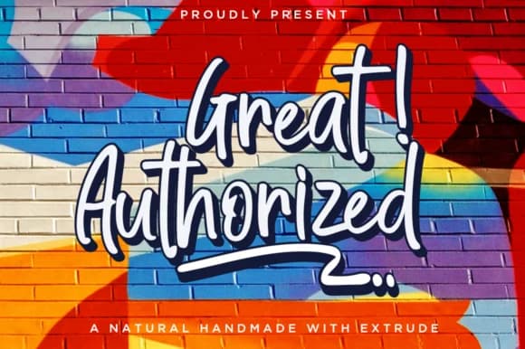 Great Authorized Font by Haksen — Script Handwritten Font