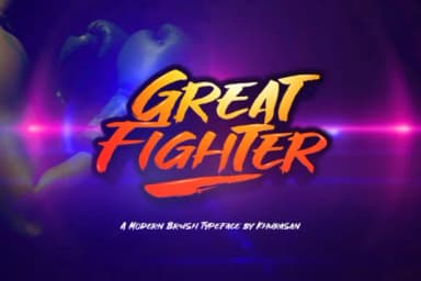 Great Fighter Font by Khurasan — Script Handwritten Font — thumbnail 1